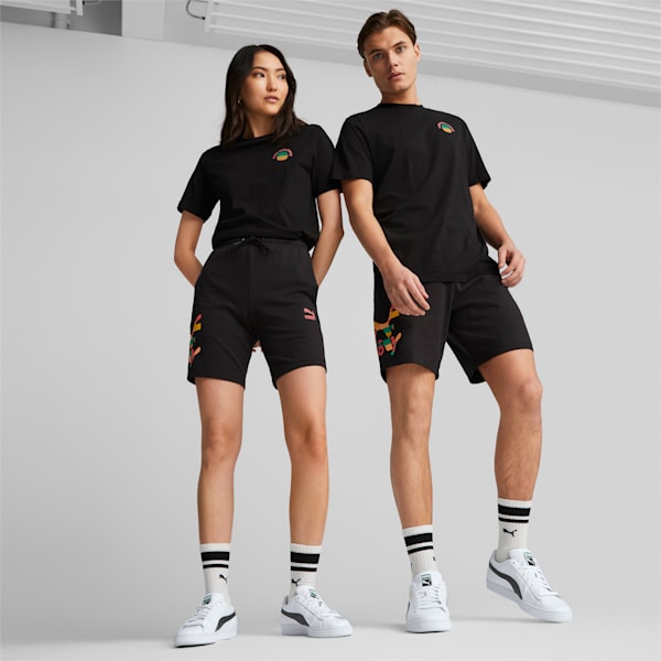 Worldwide Regular Fit 8" Shorts, PUMA Black, extralarge-IND